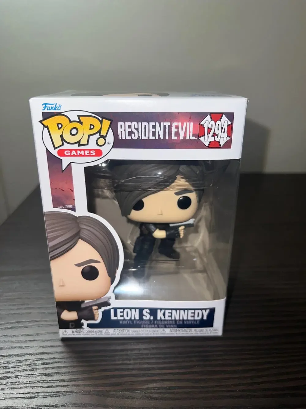 NEW IN HAND Leon S. Kennedy Resident Evil Funko Pop #1294 Video Games Horror